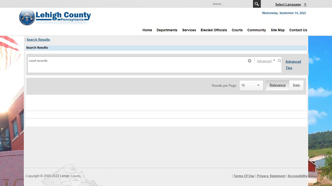 Search Results - Lehigh County Home Page